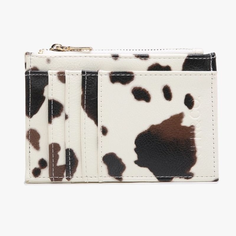 Sia Card Wallet Cow Print